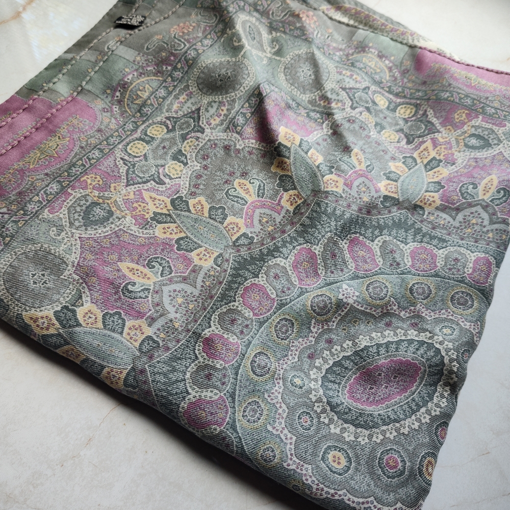 Etro Multicolor Paisley Scarf - Picture 8 of 8